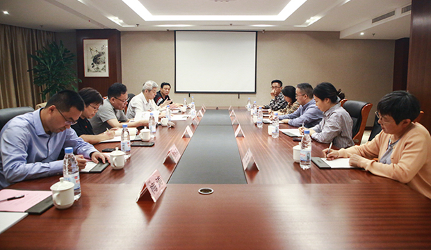 安徽省健康文化旅游产业促进会会长高俊文一行莅临国祯健康考察交流