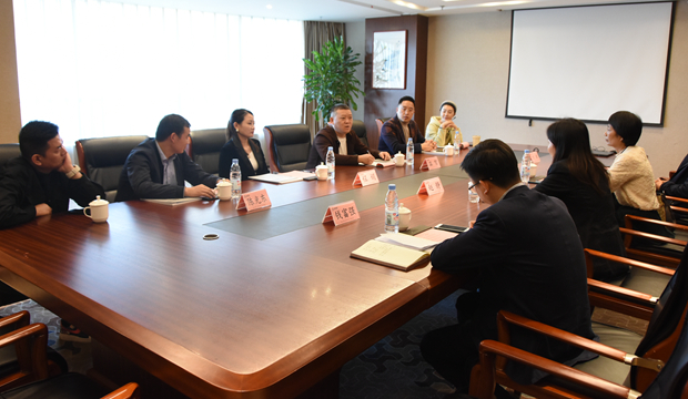 中国收购企业集团控股有限公司执行董事温贺一行莅临国祯集团参观交流